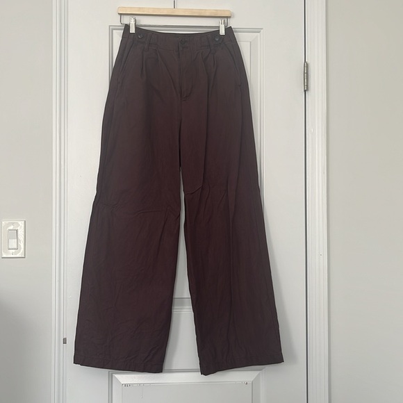 Madewell Harlow Wide Leg Pant Chocolate raisin - Picture 6 of 7
